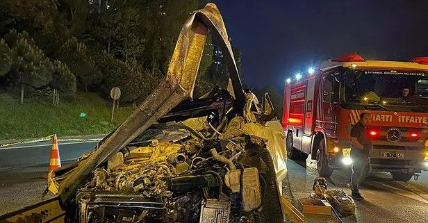 TEM otoyolunda feci kaza: 1 kişi hayatını kaybetti