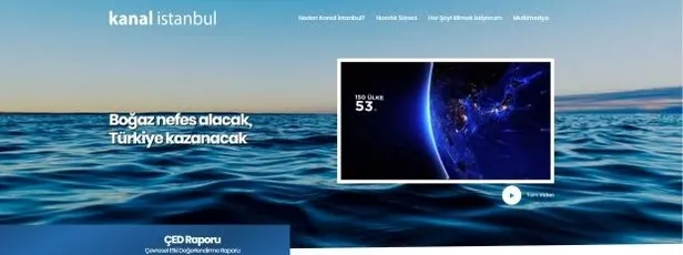 Kanal İstanbul'un internet sitesi yayında! İletişim Başkanı Fahrettin Altun duyurdu-1