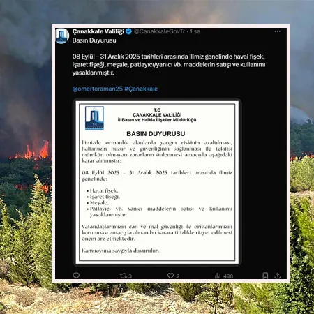 Orman yangınlarına karşı yeni tedbirler!