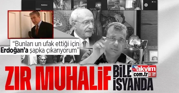 Zır muhalif Uğur Dündar bile CHP'nin haline isyan etti: Tayyip Beyin şu muhalefeti un ufak edişine şapka çıkarıyorum