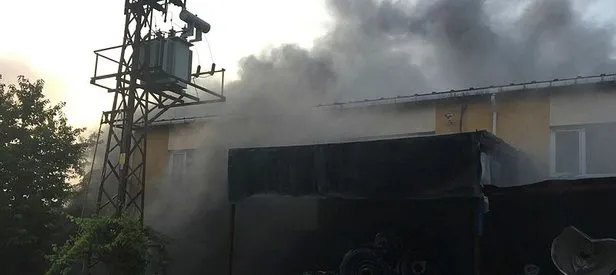Başakşehir’de fabrika yangını!