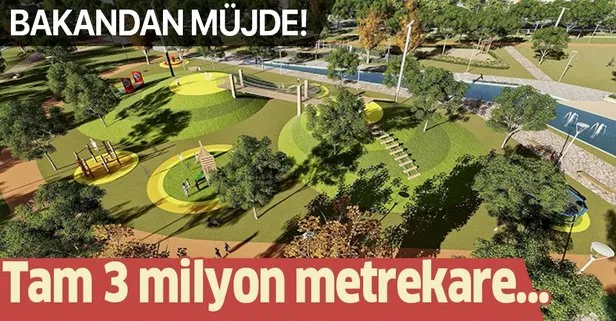 Çevre ve Şehircilik Bakanı Murat Kurum müjdeyi verdi! Tam 3 milyon metrekarelik...