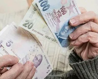 Emeklinin maaşı hesapta