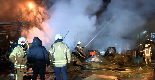 Tuzla'da fabrika yangını! İşçilerin kaldığı konteynere sıçradı