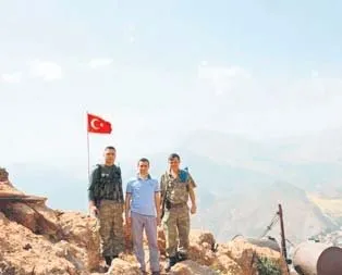 Kaymakam zirvede
