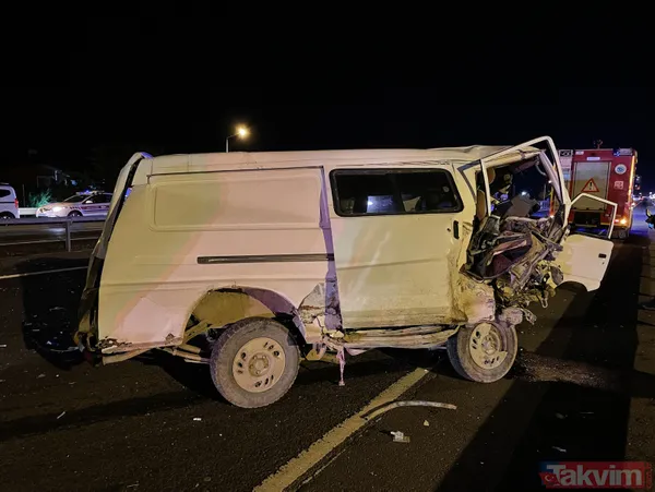 Tekirdağ'ın Marmaraereğlisi ilçesinde zincirleme kaza! 3 araç çarpıştı, 5 yaralı - 6