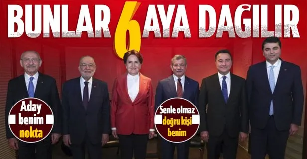 6’lı masada Kılıçdaroğlu çatlağı! Gelecek Partisi Adayımız Davutoğlu dedi resti çekti