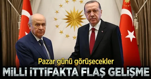 Milli ittifakta flaş gelişme