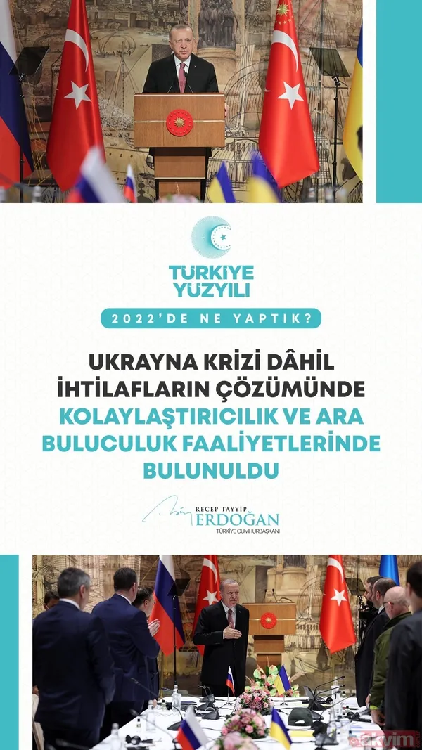 Başkan Erdoğan'dan yeni yıl mesajı! "Şimdi 2022'de ülkemize kazandırdıklarımızı milletimizle paylaşma vakti" İşte o projeler... - 43