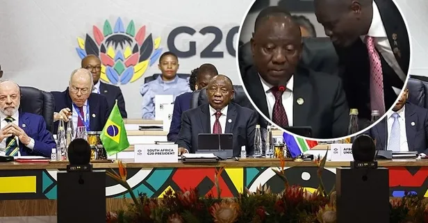 Trump baskısına rağmen G2'de bildiri kabul edildi! Kamera krizi: Açık olduğunu fark edince...