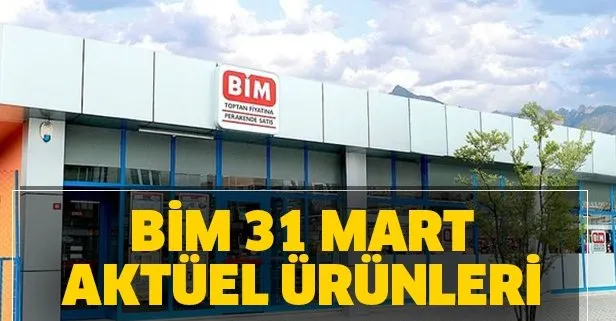 BİM 31 Mart aktüel ürünler kataloğunda neler var?