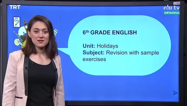 6. Sınıf İngilizce Dersi - Konu: Revision with sample exercises - (1 Nisan 2020 Çarşamba)