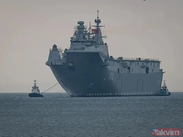 SON DAKİKA: TCG Anadolu deniz testleri için limandan ayrıldı! SSB paylaştı: Donanmamızın gücüne güç katacak - 2