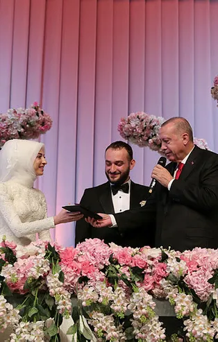 Başkan Erdoğan, nikah şahidi oldu