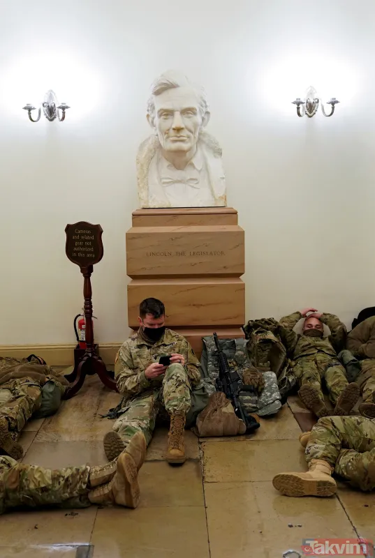 ABD'de tarihi günler! Trump'ın azil süreci görüşülürken Kongre kışlaya döndü - 31