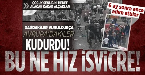 İsviçre’de ’Çocuk Festivali’ne saldıran terör örgütü PKK yandaşları hakkında soruşturma başlatıldı