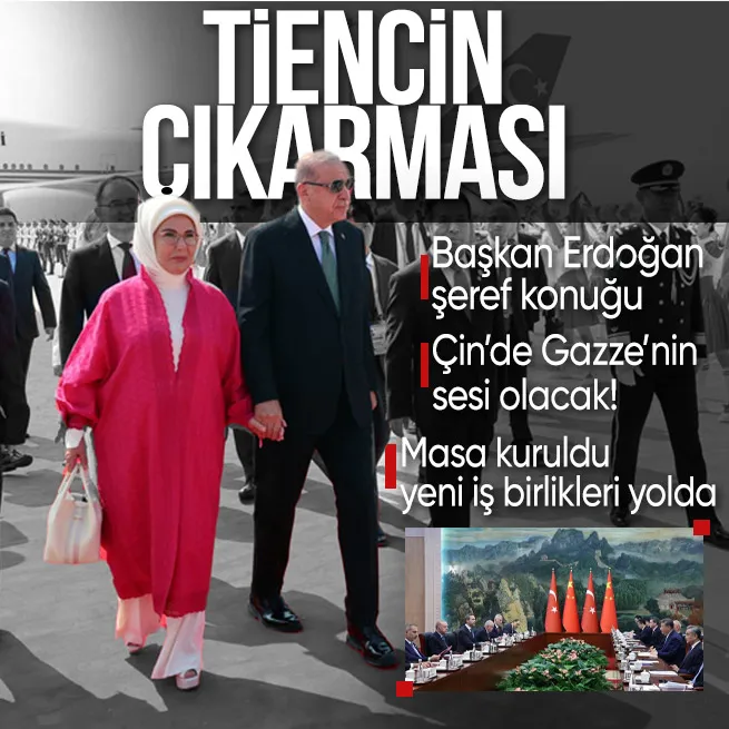 Başkan Erdoğan Çinde! ŞİÖnün şeref konuğu... Zirve oturumuna hitap edecek