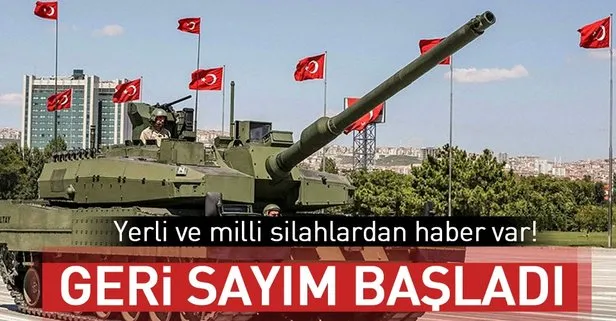 Altay tankı için geri sayım