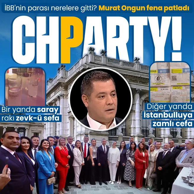 İmamoğlu Pariste İBB kasasından partiledi! Bir yanda saray, şarap, zevk-ü sefa diğer yanda İstanbulluya zamlı cefa | Murat Ongun fena patladı