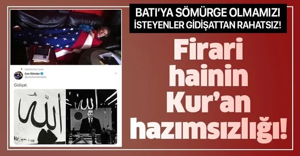 Firari hain Can Dündar, Başkan Erdoğan’ın Kur’an-ı Kerim okuma programına katılmasını hazmedemedi