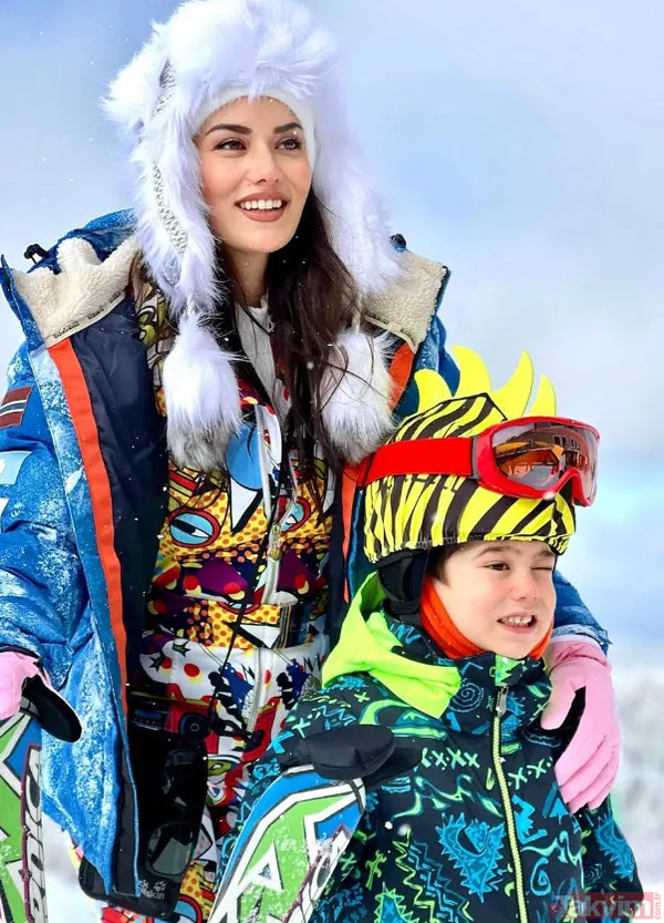 "Evde 3 tane Burak var" Fahriye Evcen oğulları Karan ve Kerem'le paylaşım yaptı Kerem'in ağabeyine benzerliği olay oldu! Eşi Burak Özçivit... - 8