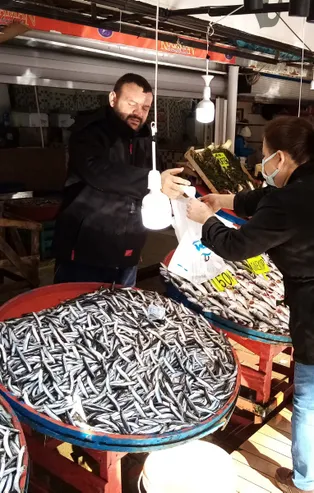 Fırtına sebebiyle balık fiyatları arttı