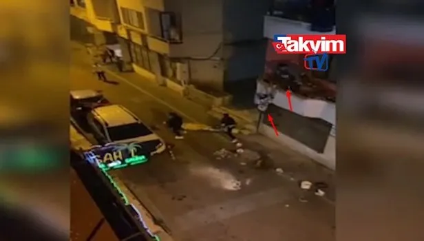 MERSİN'de sokak ortasında çıkan kavgada 2 kişinin balkondan atlayarak kavgaya