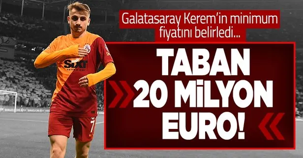 Galatasaray Kerem Aktürkoğlu’nun taban fiyatını belirledi!