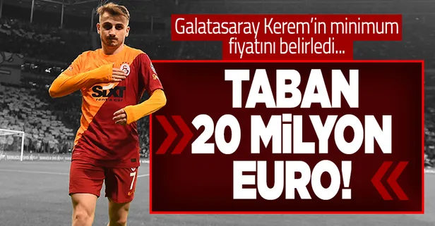 Galatasaray Kerem Aktürkoğlu'nun taban fiyatını belirledi!