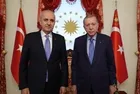 Başkan Erdoğan ile Kurtulmuş’tan Dolmabahçe’de kritik görüşme