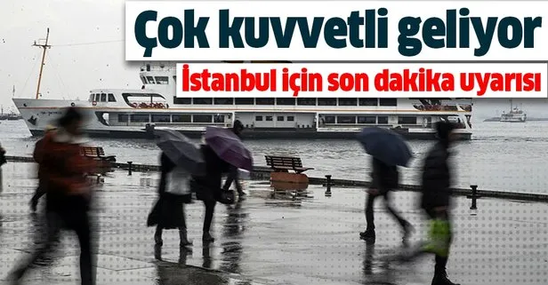 HAVA DURUMU | Meteorolojiden İstanbul için son dakika sağanak uyarısı! 22 Eylül 2020 İstanbul hava durumu