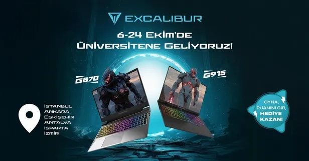 Excalibur, üniversite kampüslerinde gençlerle buluşuyor