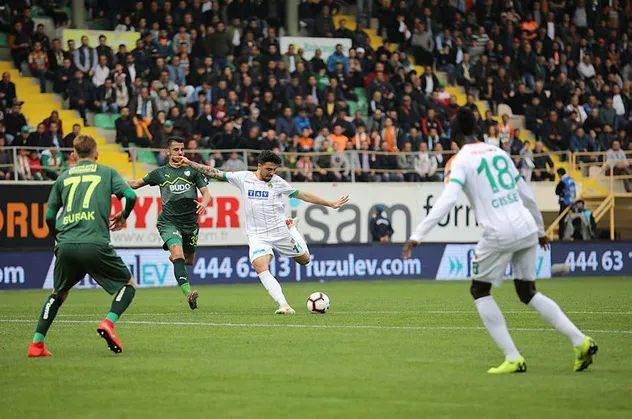 Maç sonucu: Aytemiz Alanyaspor 1-0 Bursaspor