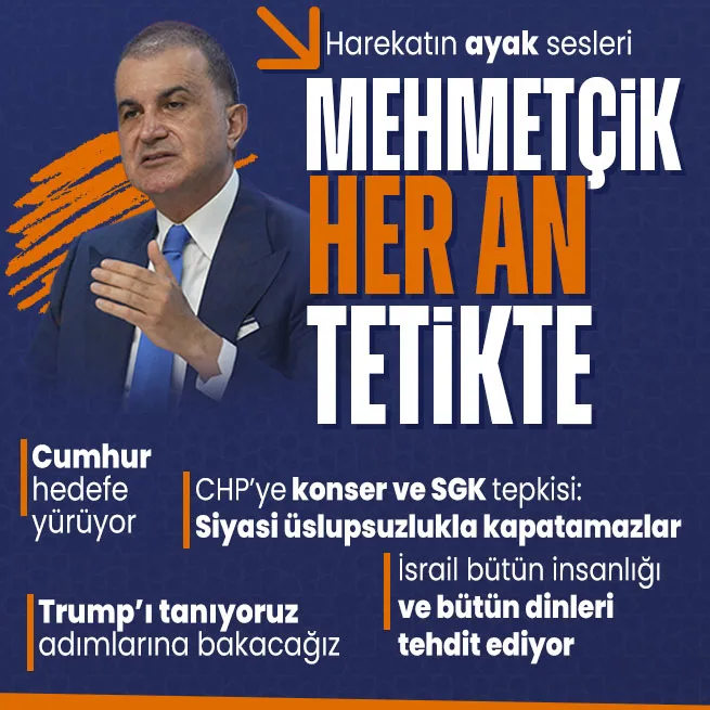 AK Parti MYK sonrası Ömer Çelik’ten sınır ötesi harekat mesajı: TSK her an tetiktedir