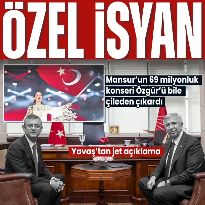 CHP’de ‘Ebru Gündeş’ krizi! 69 milyonluk israf Özgür Özel’i bile isyan ettirdi: Mansur Yavaş’tan jet açıklama