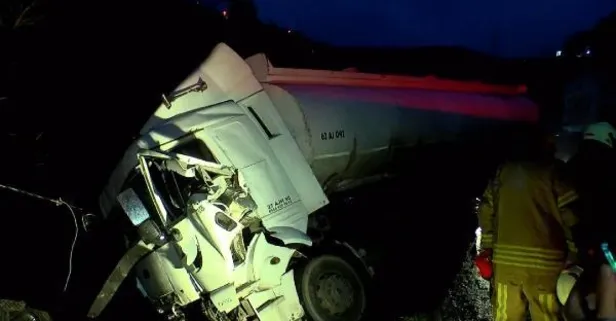 Sarıyer'de feci kaza! TIR kamyona çarptı: 1 ölü 2 yaralı