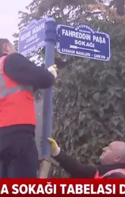 "Fahreddin Paşa Sokağı" oldu