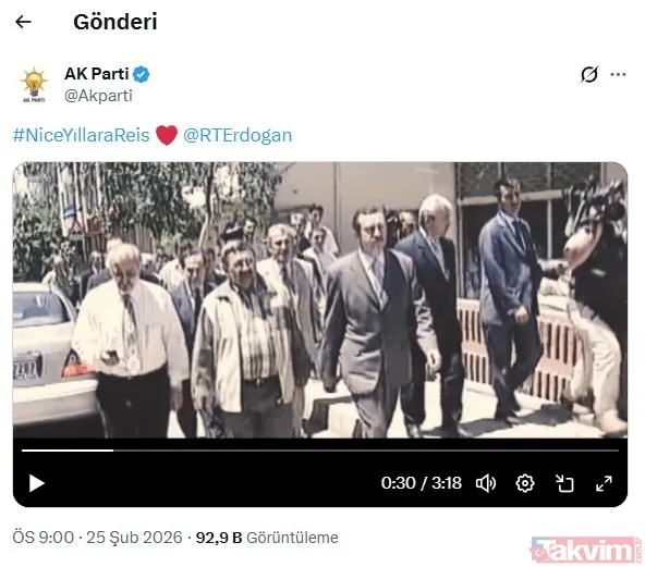 Yüreğinde millet sevdası ardında milyonların duası: Başkan Recep Tayyip Erdoğan 72 yaşında! - 2