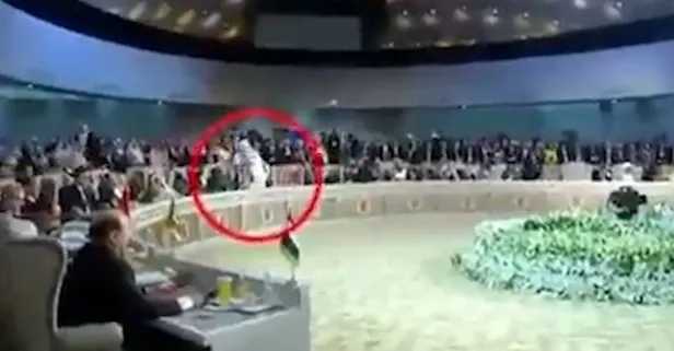 Son dakika: Arap Birliği Genel Sekreteri Ahmed Abul Ghait'in skandal Filistin tanımına Katar Emiri Al Sani'den tepki! Salonu terk etti