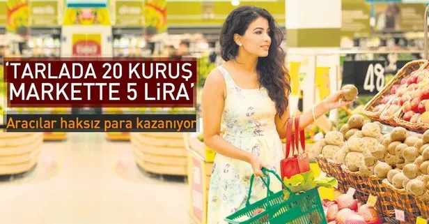 ‘Tarlada 20 kuruş, markette 5 lira’