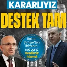 Hazine ve Maliye Bakanı Mehmet Şimşek yalan haberlere sert çıktı: Derdimiz memlekete hizmet