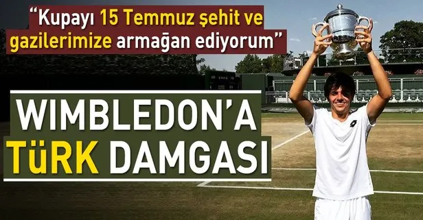 Wimbledon’da şampiyon olan Yankı Erel kupayı 15 Temmuz şehit ve gazilerine armağan etti