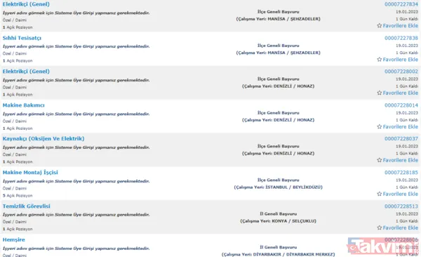 Hastane işçi alım kadroları! 20 Ocak 2023 Hastanelere en az ilköğretim mezunu sınavsız personel ve işçi alımı başvuru şartları nedir? - 5