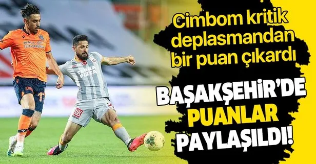 Başakşehir’de puanlar paylaşıldı! MS: M. Başakşehir 1-1 Galatasaray