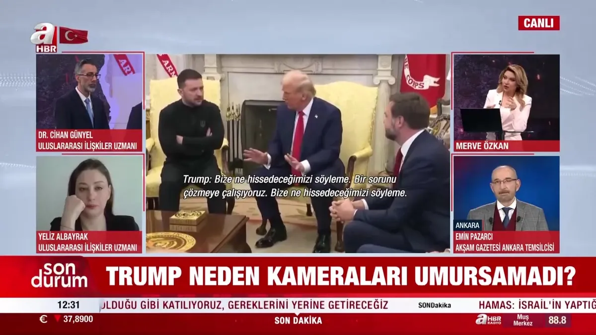 Oval Ofis’te gergin diyalog: “Neden takım elbise giymiyorsun?”