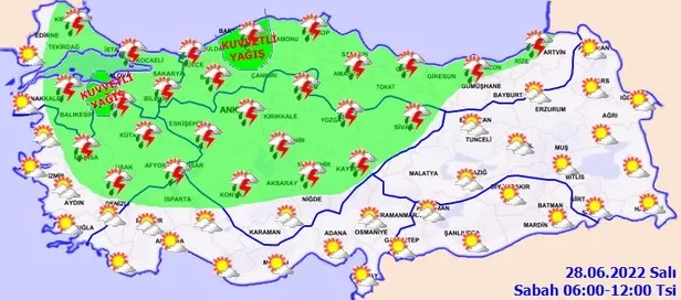 HAVA DURUMU | Meteorolojiden kuvvetli yağış uyarısı! Kastamonu, Samsun, Zonguldak, Karabük, Ordu, Sinop, Bartın, Düzce...-11