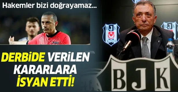 Beşiktaş Başkanı Ahmet Nur Çebi: Hakemler bizi doğrayamaz