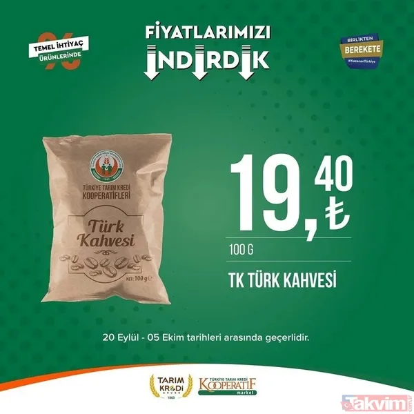 Tarım Kredi 5 Ekim FİYAT LİSTESİ 2023! Kooperatif marketlerinde indirimlerin son günü! Kırmızı mercimek 22.25, tost peyniri 59. 90... - 15