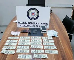 Zonguldak’ta sahte dolar operasyonu