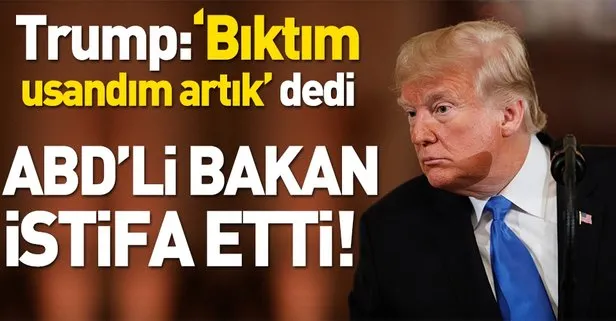 trump kovdu abd li bakan istifa etti